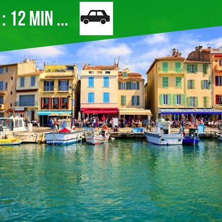 Cosy La Baie Des Anges - Plage La Ciotat - Classe 3 Etoiles Apartment Luaran gambar